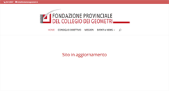 Desktop Screenshot of fondazionegeometririmini.it