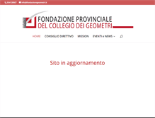 Tablet Screenshot of fondazionegeometririmini.it